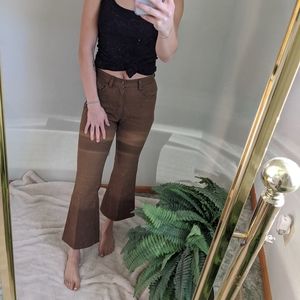 Vintage Levi twill flare leg pants